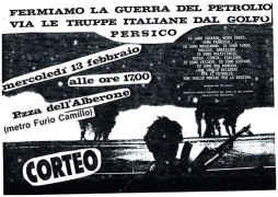 Fermiamo la guerra del petrolio, manifesto