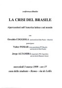 La crisi del Brasile, manifesto
