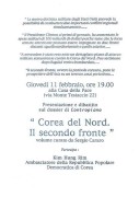 Corea del Nord. Il secondo fronte, manifesto