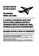 Per liberare Mumia Abu Jamal, manifesto