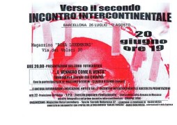 Verso il secondo incontro intercontinentale, manifesto