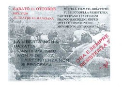 Ora e sempre resistenza, manifesto