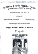Medea [lettura], manifesto