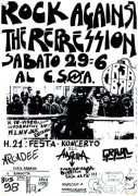 Rock against the repression, manifesto