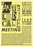 11° meeting anticlericale, manifesto