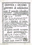 Giornata di solidarietà con il popolo irlandese, manifesto