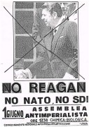 No Reagan, no nato, manifesto