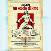 1° Maggio 1886 - 1986, un secolo di lotte, manifesto