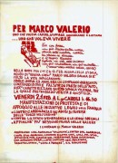 Per Marco Valerio Sanna, manifesto
