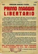 Primo Maggio libertario, manifesto