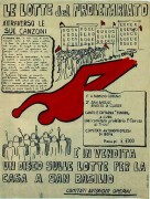 Le lotte del proletariato attraverso le sue canzoni, manifesto