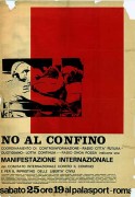 No al confino, manifesto