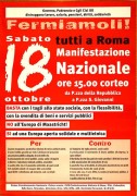 fermiamoli manifestazione nazionale tutti a roma manifesto