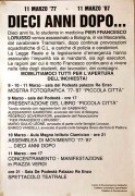 Francesco Lorusso, manifesto