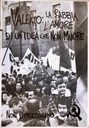 Valerio Verbano, la rabbia l'amore di un'idea che non muore, manifesto