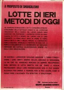 Lotte di ieri, metodi di oggi manifesto