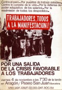 por una salida de la crisis favorable a los trabajadores manifesto