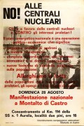 no alle centrali nucleari manifesto