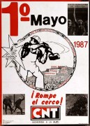 1° Mayo 1987 CNT, manifesto