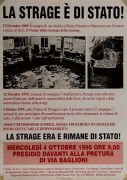 La strage è di stato, manifesto