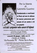 Libertà per Gabriella Guarino, manifesto