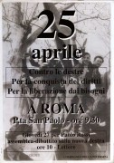 25 Aprile, manifesto