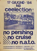 No pershing, no cruise, no n.a.t.o., manifesto