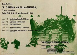 Il cinema va alla guerra, manifesto