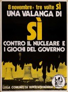 Contro il nucleare, manifesto