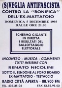 (S)veglia antifascista contro la bonifica dell'ex Mattatoio, manifesto