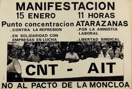 No al pacto de la Moncloa, manifesto