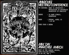 Solidarity of labour may day anarchist march, manifesto