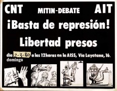 !Basta de repression!, manifesto