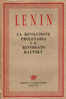 la rivoluzione proletaria e il rinnegato kautsky