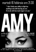 amy, locandina proiezione