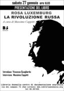 locandina presentazione libro rosa luxemburg la rivoluzione russa