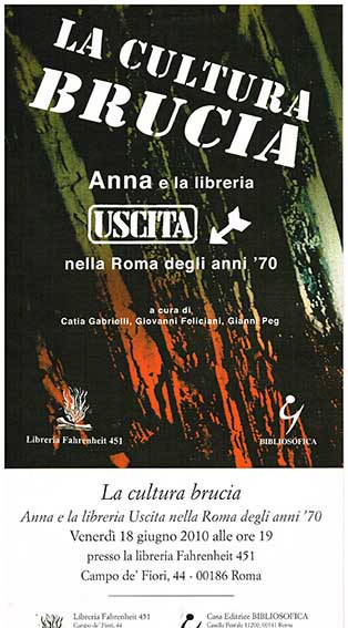 La cultura brucia, manifesto