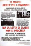18 Marzo libertà per i comunisti, manifesto
