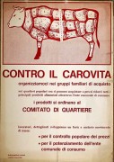 Contro il carovita, manifesto