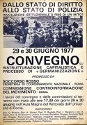 stato di polizia, manifesto