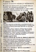 Per una società senza galere, manifesto