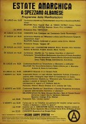 Estate anarchica a spezzano albanese, Manifesto