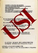 contro la politica dei sacrifici manifesto