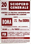 Sciopero generale manifesto