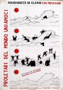 Solidarietà di classe con i minatori, manifesto