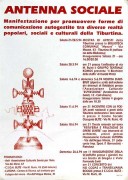 Antenna sociale / Comunicazione autogestita, manifesto