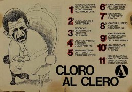 Cloro al clero, manifesto