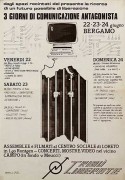 tre giorni di comunicazione antagonista manifesto